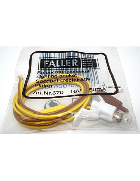 FALLER BASE DE ILUMINACIÓN CON BOMBILLA