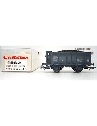 ELECTROTREN RENFE, VAGÓN X CON GARITA