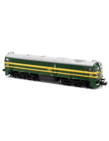 MFTRAIN ALCO 321 RENFE PreUIC GREEN/YELLOW DIGITAL DIESEL LOCOMOTIVE