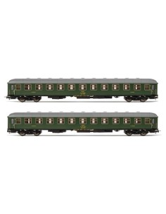 ELECTROTREN RENFE, JUEGO DE 2 COCHES LITERAS BBL-8100...