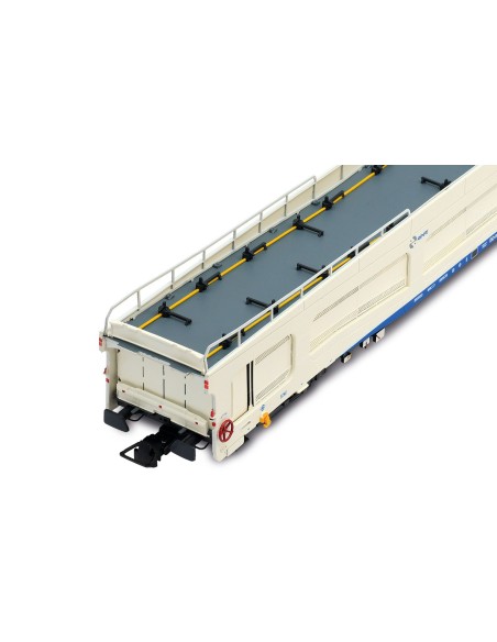 ELECTROTREN RENFE, PLATAFORMA AUTOEXPRESO DDMA, DECORACIÓN BLANCA, CON REJILLAS ANTIVANDÁLICAS