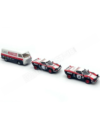 BREKINA 1974 SET LANCIA STRATOS HF+ 2 FIAT 238...