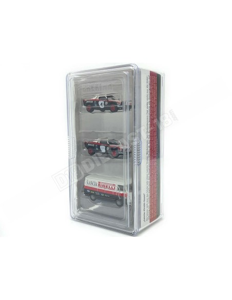 BREKINA 1974 SET LANCIA STRATOS HF+ 2 FIAT 238 KASTEN LANCIA RALLY TEAM