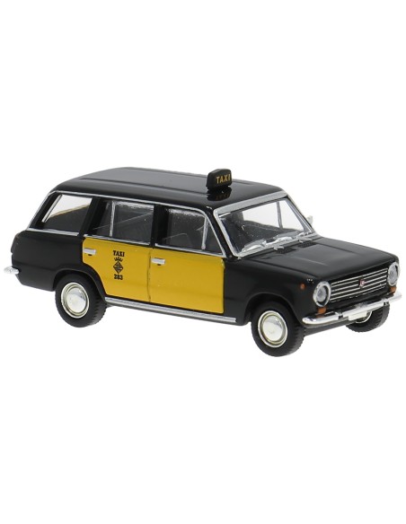 BREKINA 1968 SEAT 124 KOMBI TAXI AUS BARCELONA SCHWARZ/GELB