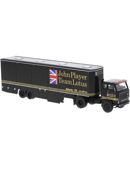 BREKINA 1973 VOLVO F89 ARTICULATED TRUCK RENNTRANSPORT-SZ, JOHN PLAYER LOTUS F1 NE TEAM