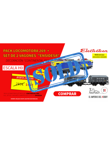 ELECTROTREN PACK LOCOMOTORA ELÉCTRICA 269...