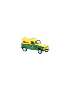 BREKINA 1961 RENAULT R4 VAN "KNORR POTAGES" GELB/GRÜN