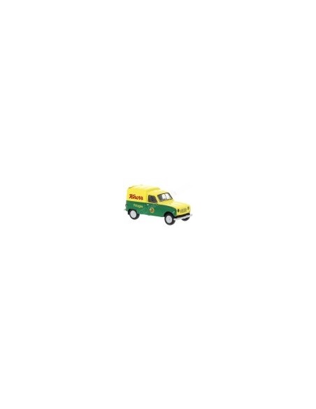 BREKINA 1961 RENAULT R4 VAN "KNORR POTAGES" YELLOW/GREEN