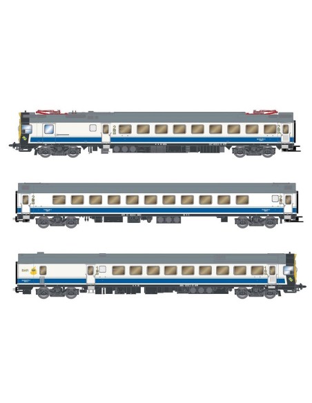 ARNOLD RENFE, AUTOMOTOR ELÉCTRICO 444-011, DECORACIÓN AZUL/BLANCA DIGITAL