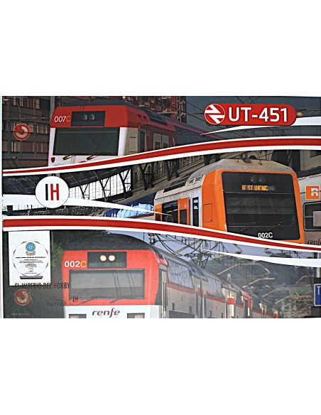 EL IMPERIO DEL HOBBY "PREMIO"  RENFE OPERADORA, AUTOMOTOR UT-451 DECORACIÓN CERCANÍAS