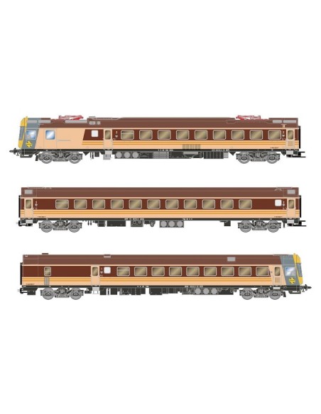 ARNOLD RENFE, ELECTRIC RAILCAR 444-503, "ESTRELLA" LIVERY