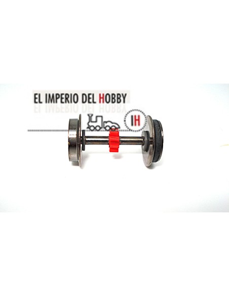 ELECTROTREN EJE CON ARO DE ADHERENCIA Y PIÑÓN (TRD)