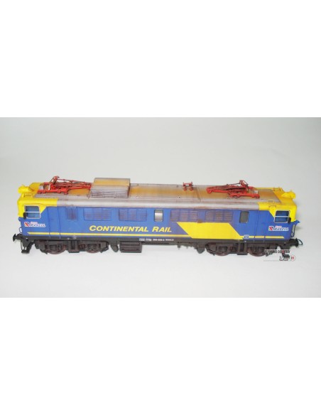 ELECTROTREN PACK LOCOMOTORA "CONTINENTAL RAIL" ENVEJECIDA + VAGÓN "TRANSFESA"