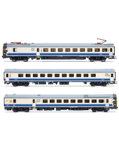 ELECTROTREN RENFE, AUTOMOTOR ELÉCTRICO SERIE 444, UNIDAD 444-011, DECORACIÓN BLANCA/AZUL DIGITAL