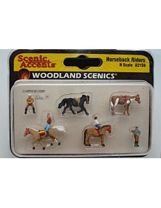 WOODLAND SCENICS HORSEBACK RIDERS
