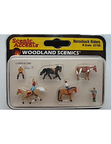 WOODLAND SCENICS HORSEBACK RIDERS