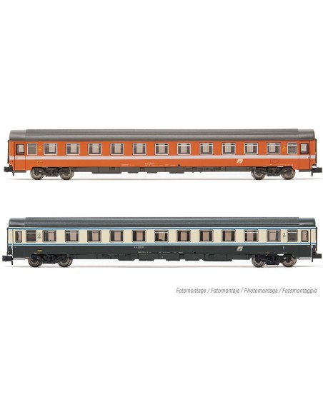 ARNOLD FS, SET 2 COCHES PASAJEROS UIC-Z1