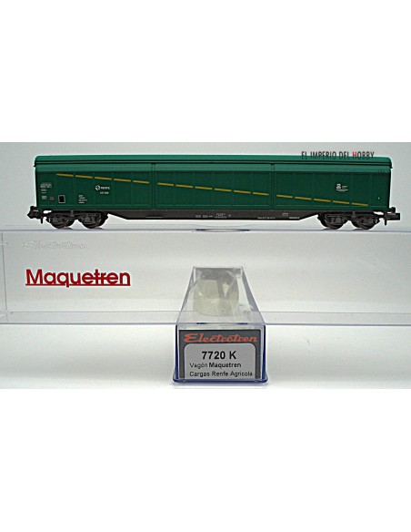ELECTROTREN RENFE, VAGÓN CARGAS AGRÍCOLA "MAQUETREN"