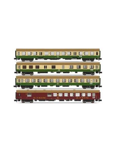 ARNOLD SET DE 4 VAGONES DE PASAJEROS TIPO "Halberstädter"