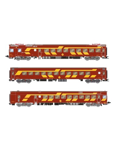 ARNOLD RENFE, AUTOMOTOR ELÉCTRICO 444-004, DECORACIÓN ROJO/AMARILLO DIGITAL CON SONIDO