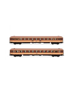 ELECTROTREN RENFE, SET DE 2 COCHES "ESTRELLA BAHÍA DE CÁDIZ", Bc10x-12600 LITERAS, DECORACIÓN ESTRELLA