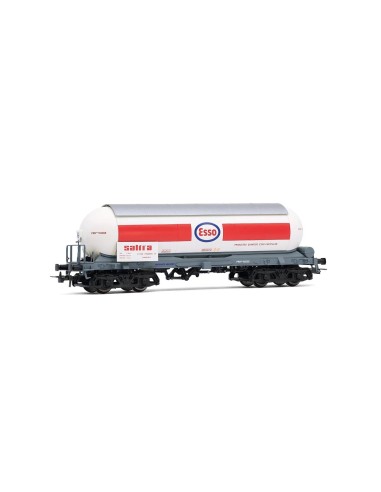ELECTROTREN RENFE, SET DE 2 VAGONES CISTERNA DE 4 EJES PARA AMONÍACO "ESSO-SALTRA" NUEVO TECHO