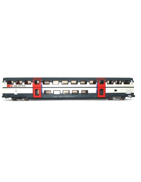 HOBBYTRAIN SBB, COCHE DE PASAJEROS DE 2 PISOS IC2000 DE 2ª CLASE (TIPO B)