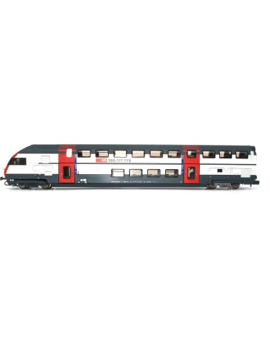 HOBBYTRAIN SBB, COCHE CABINA DE 2 PISOS IC2000 DE 2ª CLASE (TIPO Bt)