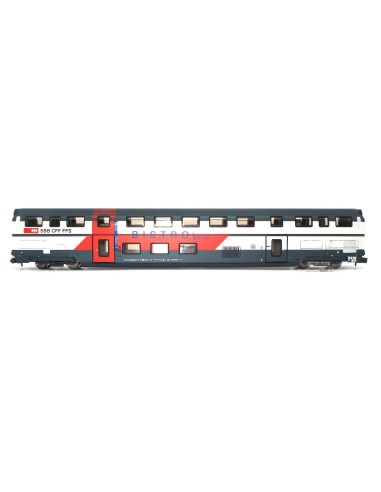 HOBBYTRAIN SBB, COCHE BISTRO DE 2 PISOS IC2000 DE 2ª CLASE (TIPO BR)