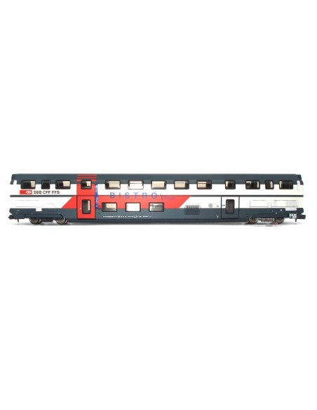 HOBBYTRAIN SBB, COCHE BISTRO DE 2 PISOS IC2000 DE 2ª CLASE (TIPO BR)