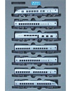 KATO JR KYUSHU, SET DE 7 VAGONES QUE REPRODUCE EL TREN EXPRESO SERIE 787 "TSUBAME"
