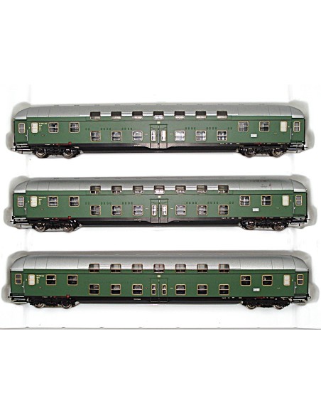HOBBYTRAIN DB, 3-teiliges Doppelstockwagen-Set Typ DB4ymg