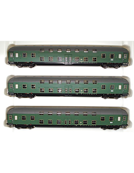 HOBBYTRAIN DB, 3-CAR SET OF TYPE DBym-473 DOUBLE-DECK COACHES