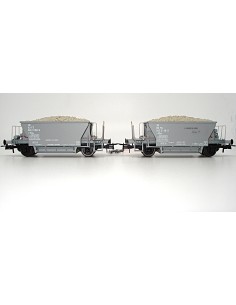 OS.KAR FS, 2er-SET ZWEISCHSIGE  SCHOTTERWAGEN (Bauart VEdm)