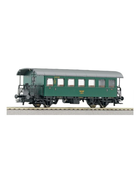 ROCO 3rd-class passenger carriage, type N28, 206 509 Wien, of the DRG.