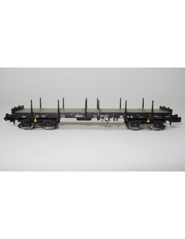 HOBBYTRAIN VAGÓN PLATAFORMA CON TELEROS COLOR NEGRO DE LA DB