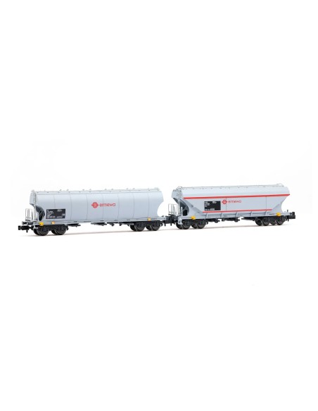 ARNOLD RENFE, SET DE 2 VAGONES TOLVA CEREALISTAS DE 4 EJES "ERMEWA"