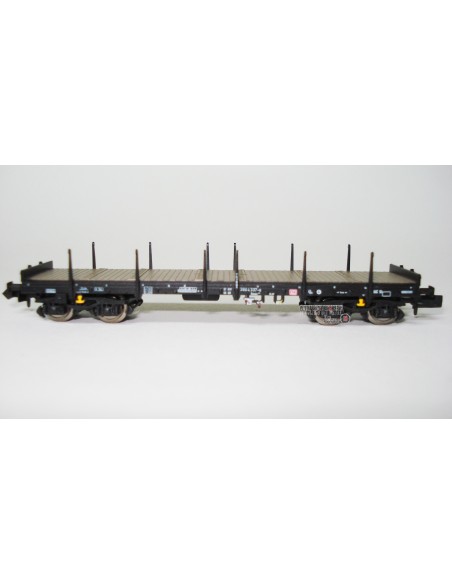 HOBBYTRAIN DB, VAGÓN PLATAFORMA DE CARGA CON TELEROS (MATRÍCULA: 396 4 337-0)