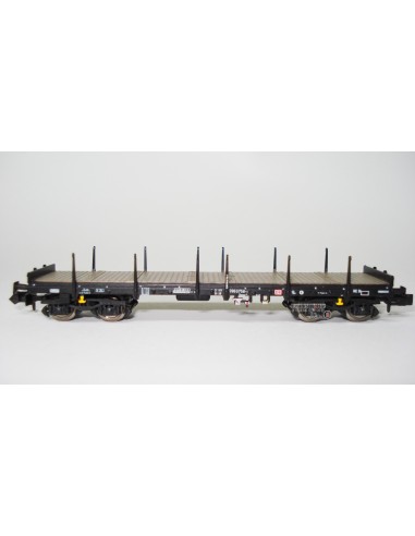 HOBBYTRAIN DB, VAGÓN PLATAFORMA DE CARGA CON TELEROS (MATRÍCULA: 396 0 758-1)