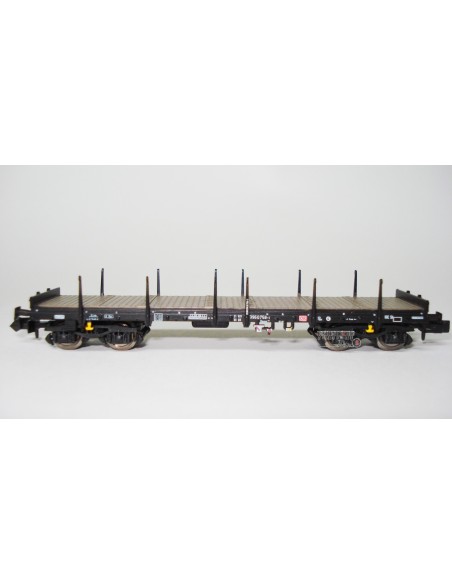 HOBBYTRAIN DB, VAGÓN PLATAFORMA DE CARGA CON TELEROS (MATRÍCULA: 396 0 758-1)