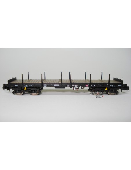 HOBBYTRAIN DB, VAGÓN PLATAFORMA DE CARGA CON TELEROS (MATRÍCULA: 396 0 886-0)