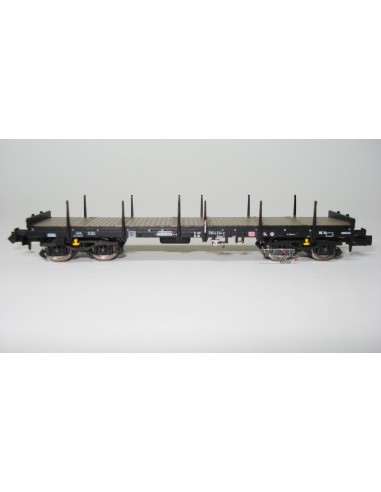 HOBBYTRAIN DB, VAGÓN PLATAFORMA DE CARGA CON TELEROS (MATRÍCULA: 396 4 210-9)