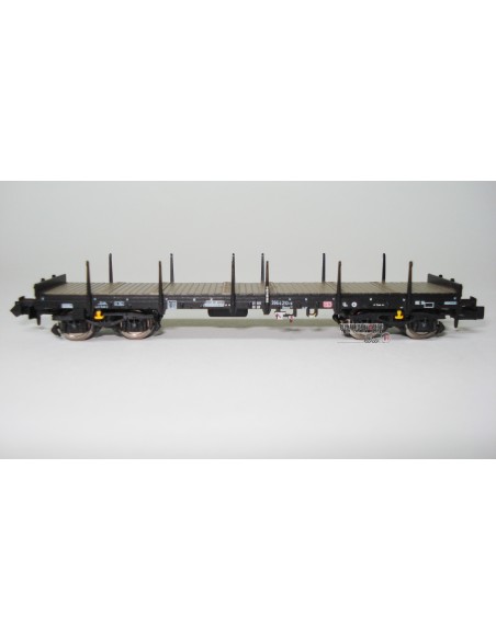 HOBBYTRAIN DB, VAGÓN PLATAFORMA DE CARGA CON TELEROS (MATRÍCULA: 396 4 210-9)