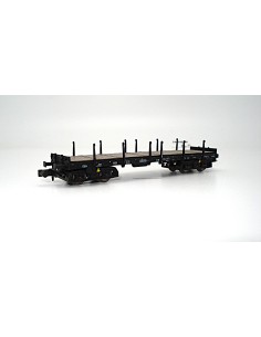 HOBBYTRAIN DB, VAGÓN PLATAFORMA DE CARGA CON TELEROS (MATRÍCULA: 396 4 369-1)