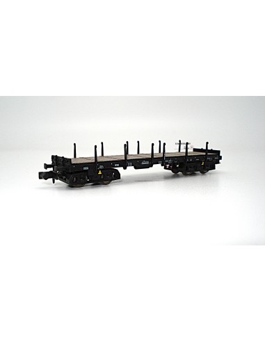 HOBBYTRAIN DB, VAGÓN PLATAFORMA DE CARGA CON TELEROS (MATRÍCULA: 396 4 369-1)