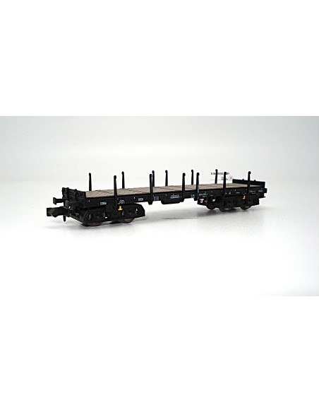 HOBBYTRAIN DB, VAGÓN PLATAFORMA DE CARGA CON TELEROS (MATRÍCULA: 396 4 369-1)