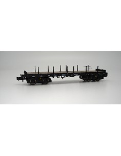 HOBBYTRAIN DB, VAGÓN PLATAFORMA DE CARGA CON TELEROS (MATRÍCULA: 396 4 122-6)