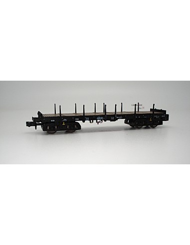 HOBBYTRAIN DB, VAGÓN PLATAFORMA DE CARGA CON TELEROS (MATRÍCULA: 396 4 122-6)