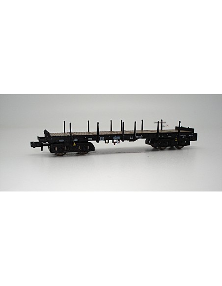 HOBBYTRAIN DB, VAGÓN PLATAFORMA DE CARGA CON TELEROS (MATRÍCULA: 396 4 122-6)