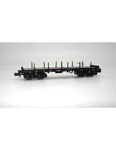 HOBBYTRAIN DB, VAGÓN PLATAFORMA DE CARGA CON TELEROS (MATRÍCULA: 396 0 434-9)